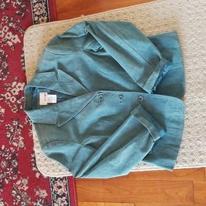 East 5th Teal Leather Blaze Petite Medium